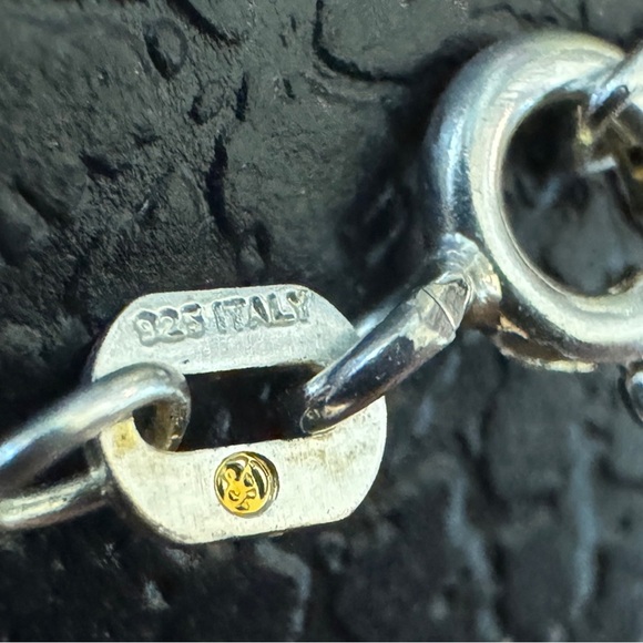 Italian Sterling Silver Satellite Box Chain Necklace (16”) - Picture 4 of 5